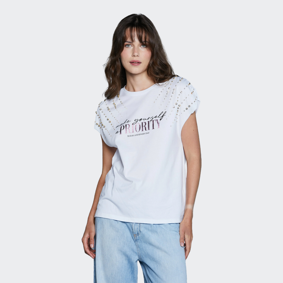 Relish Motril T-shirt in White Women Buy Online