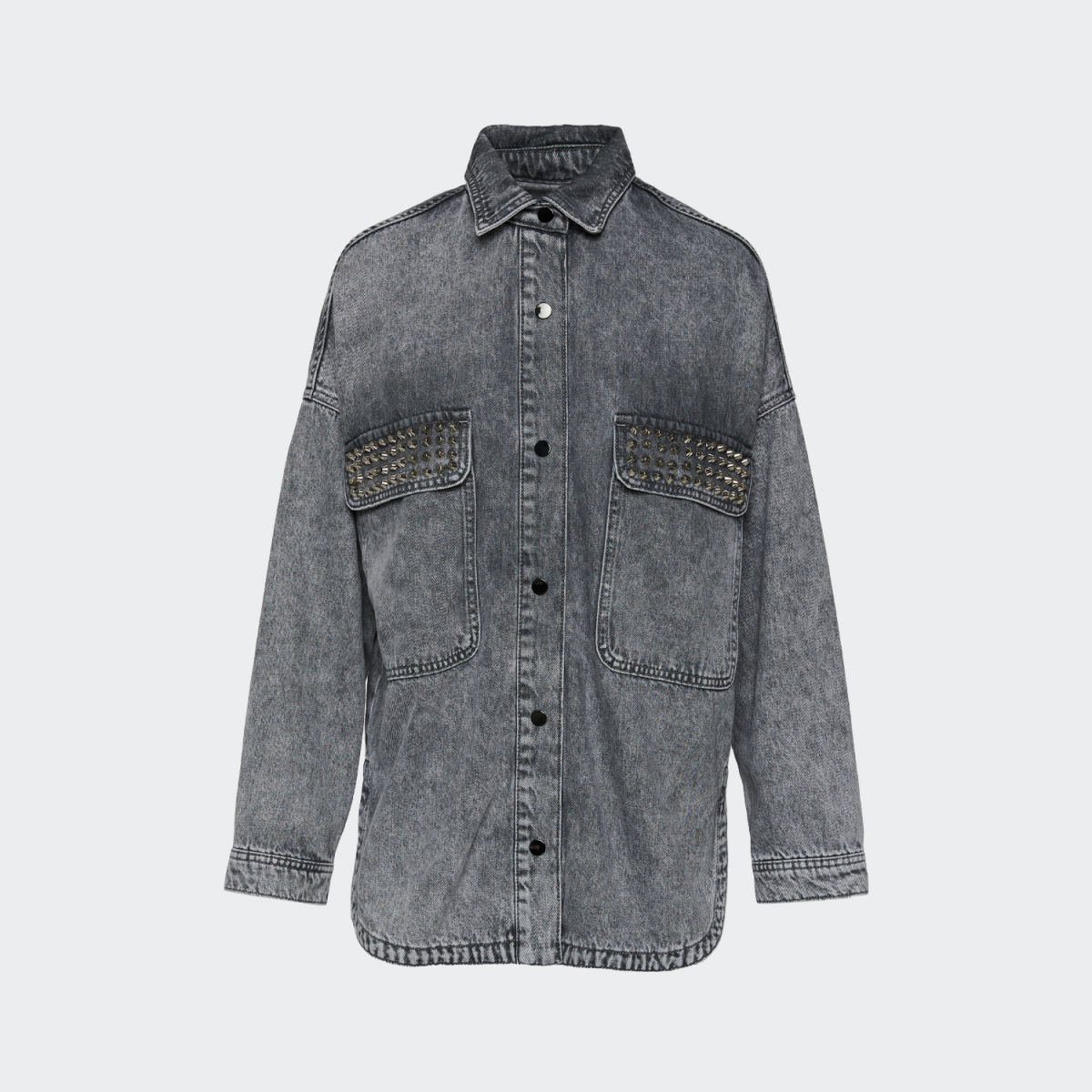 BSB oversize denim shirt in black | Women | Buy