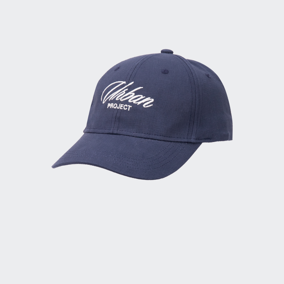 【 PROJECT】22FW★  PROJECT Embroidery Campcap Urban Project Cap with Embroidered Logo in Navy Blue | Buy