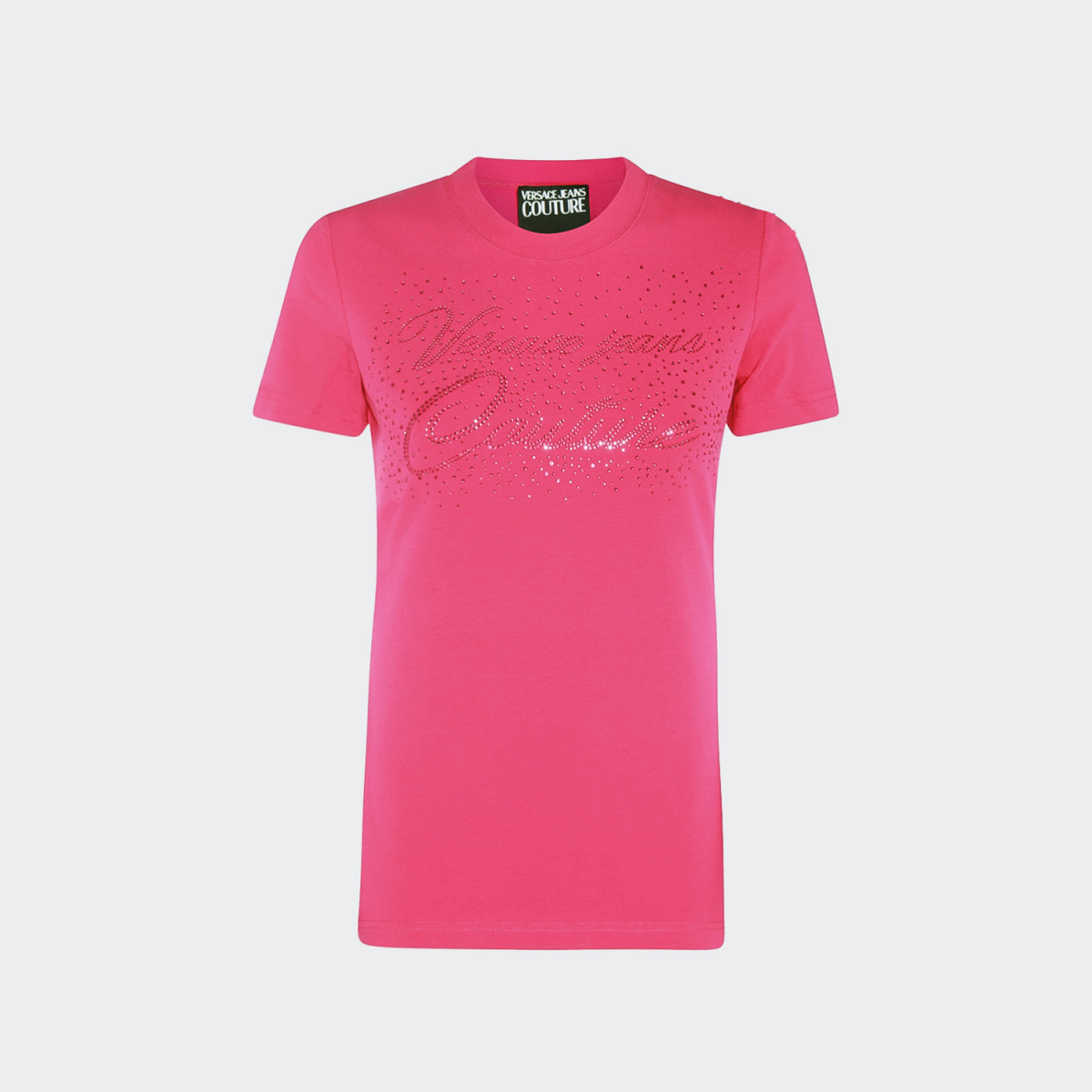 VERSACE JEANS COUTURE 売れ筋商品|||ベルサーチ Tシャツ トップス レディース Polo shirts Pink Versace Jeans Couture T-shirt - 76HAH6A8J0020401_11 - Urban