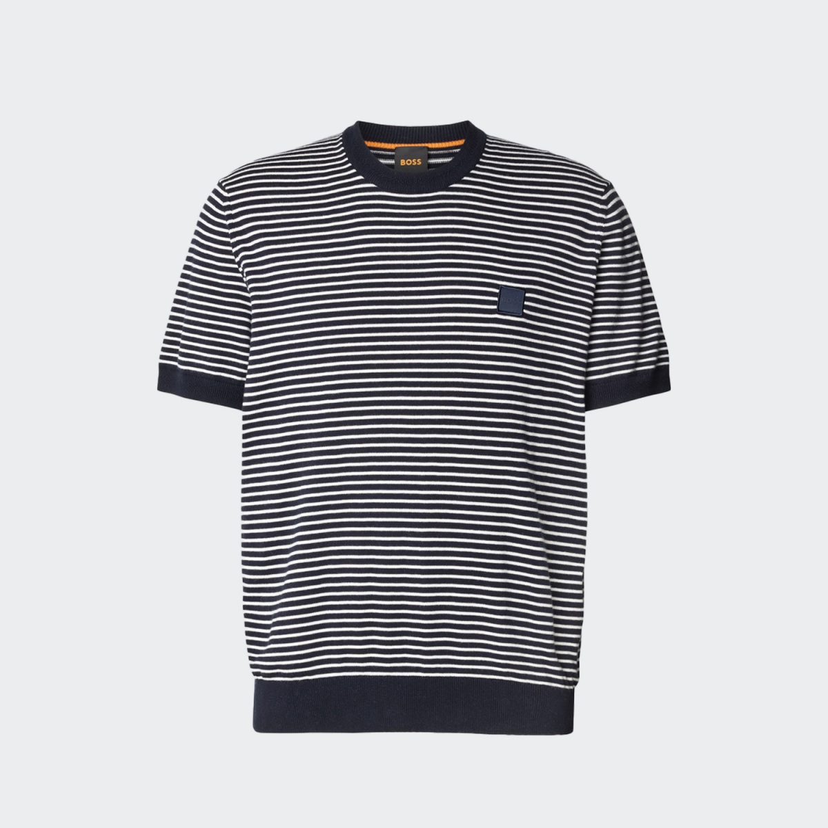 ■HUGO BOSS メンズ サマーニット 50538267 KANACHE BOSS - Knit T-shirt in cotton and cashmere - Light Beige