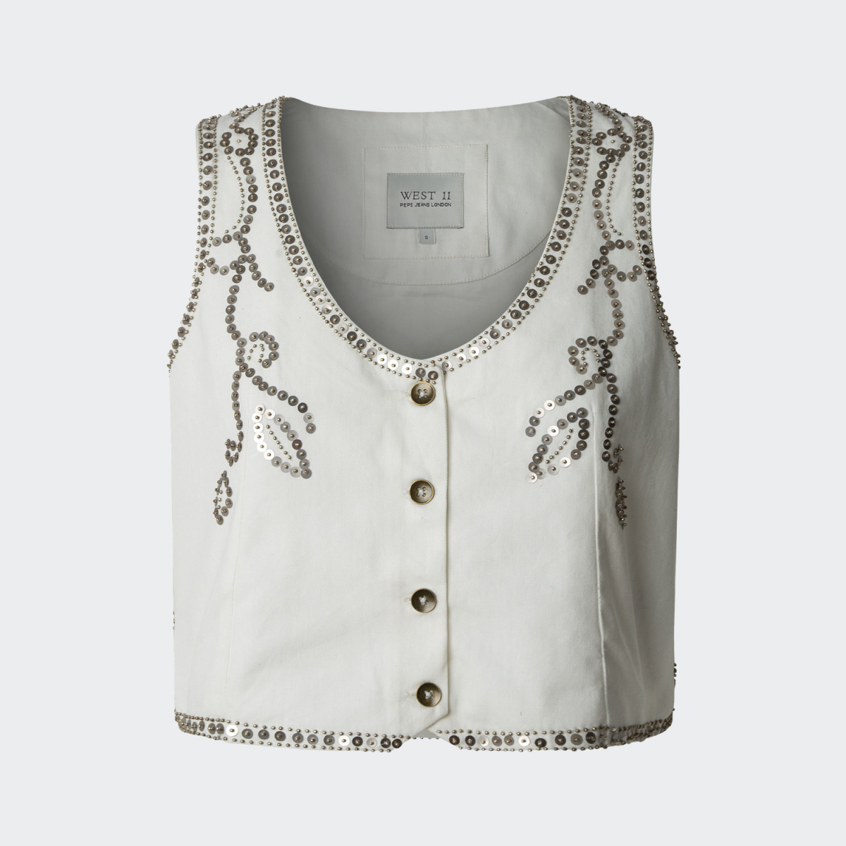 Pepe Jeans Twill Vest Vests Women Buy Online